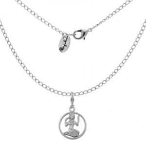 Sternzeichen Halskette mit Schmuckanhänger Jungfrau