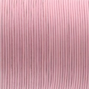 Lederband, 100cm, 1,5mm breit, rosa