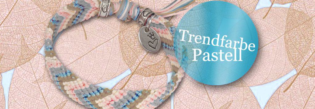 Trendfarbe Pastell - Pastell Armband