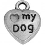 "Love my Dog" Schmuckanhänger