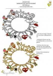Anleitung Bettelarmband mit Charms