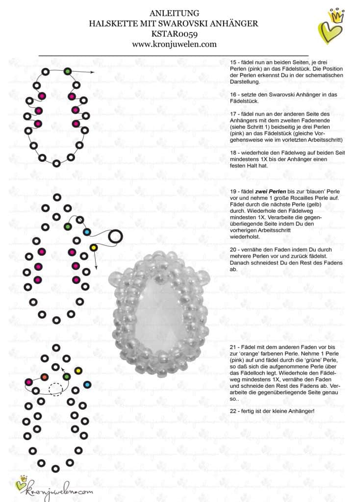 Anleitung Michelle Trachtenberg Peyote-Swarovskikette von kronjuwelen.com - Seite 4 von 6