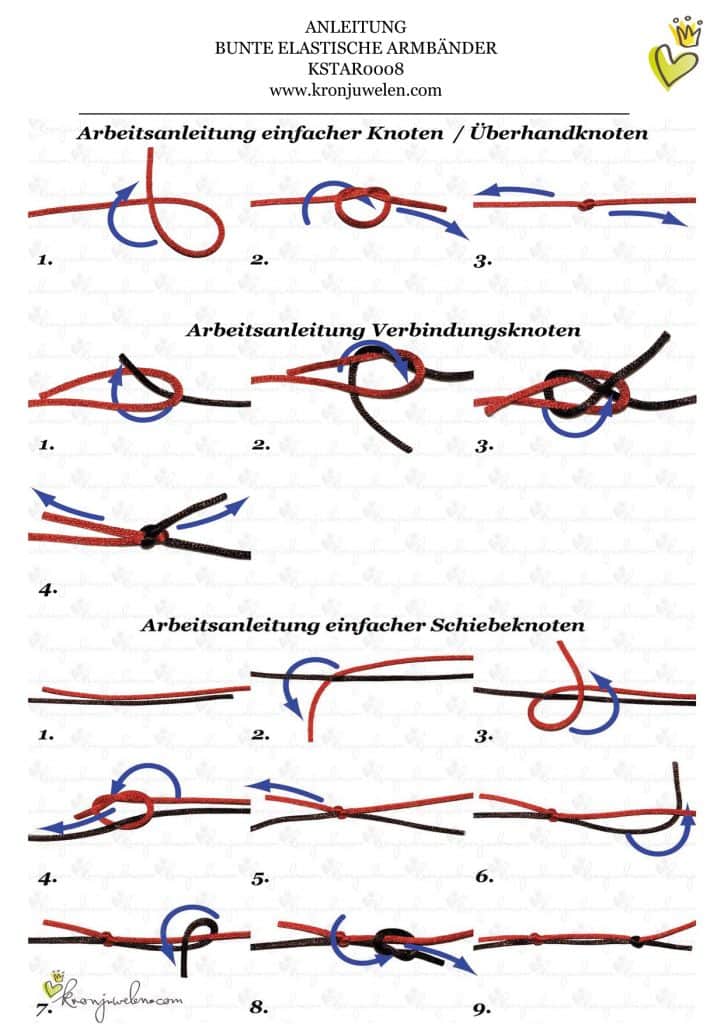 Anleitung Lindsay Lohan Stretcharmbänder von kronjuwelen.com (Seite 2 von 5)
